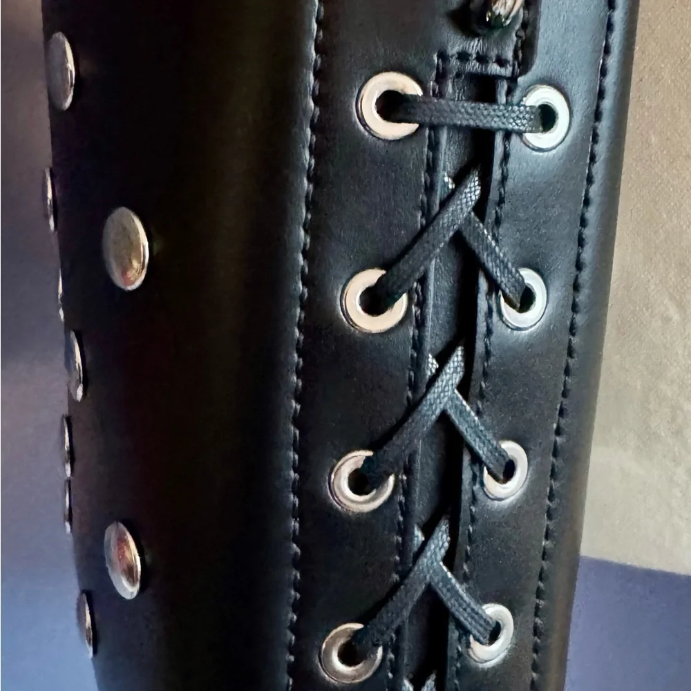 Stella McCartney Studded Black Handbag- NEW - Picture 4 of 10